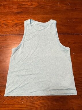 Athleta Heathered Light green Performance tank women’s size S
